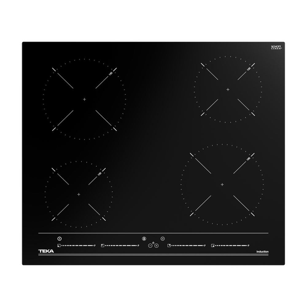 Parrilla vitrocerámica de inducción de 4 zonas con Touch Control Multislider Pro