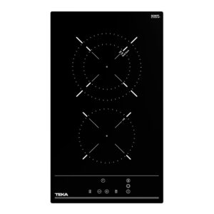 Parrilla vitrocerámica de 30cm con 2 zonas de cocción y Touch Control