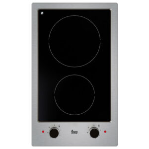 Parrilla vitrocerámica eléctrica de 2 zonas con Perillas ergonómicas frontales WISH