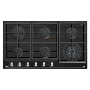 Parrilla Cristal Gas con función ExactFlame en 90 cm
