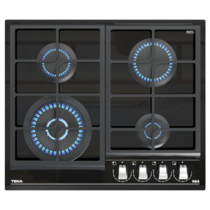 Parrilla Cristal Gas con función ExactFlame en 60 cm